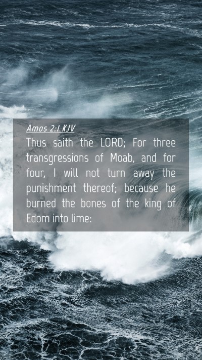 Picture 04 - Amos 2:1 KJV Mobile Phone Wallpaper - Thus saith the LORD; For three transgressions of - Mobile Bible Verse Wallpaper