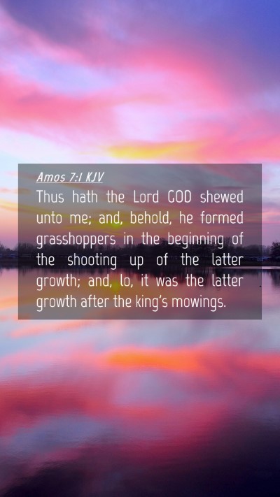 Picture 04 - Amos 7:1 KJV Mobile Phone Wallpaper - Thus hath the Lord GOD shewed unto me; and, - Mobile Bible Verse Wallpaper