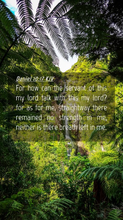 Picture 04 - Daniel 10:17 KJV Mobile Phone Wallpaper - For how can the servant of this my lord talk with - Mobile Bible Verse Wallpaper