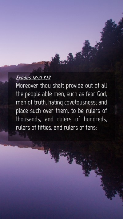 Picture 04 - Exodus 18:21 KJV Mobile Phone Wallpaper - Moreover thou shalt provide out of all the people - Mobile Bible Verse Wallpaper