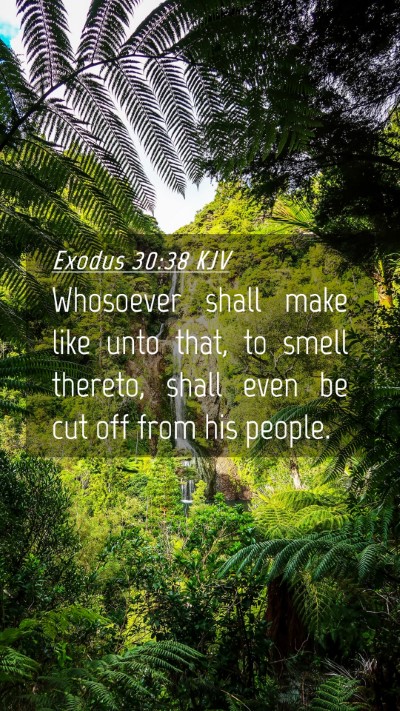 Picture 04 - Exodus 30:38 KJV Mobile Phone Wallpaper - Whosoever shall make like unto that, to smell - Mobile Bible Verse Wallpaper