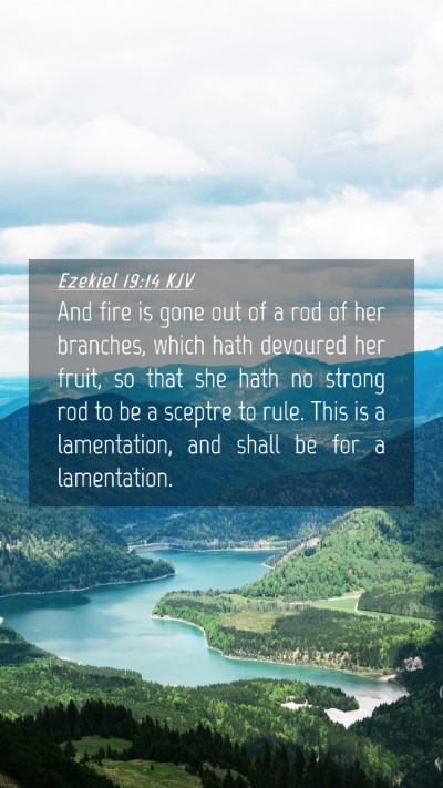 Picture 04 - Ezekiel 19:14 KJV Mobile Phone Wallpaper - And fire is gone out of a rod of her branches, - Mobile Bible Verse Wallpaper