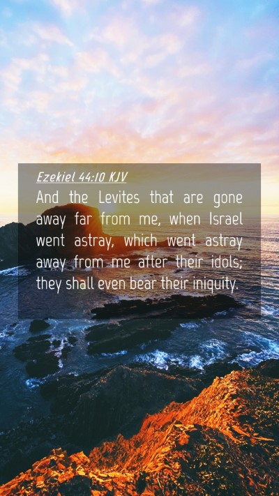 Picture 04 - Ezekiel 44:10 KJV Mobile Phone Wallpaper - And the Levites that are gone away far from me, - Mobile Bible Verse Wallpaper