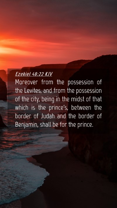 Picture 04 - Ezekiel 48:22 KJV Mobile Phone Wallpaper - Moreover from the possession of the Levites, and - Mobile Bible Verse Wallpaper
