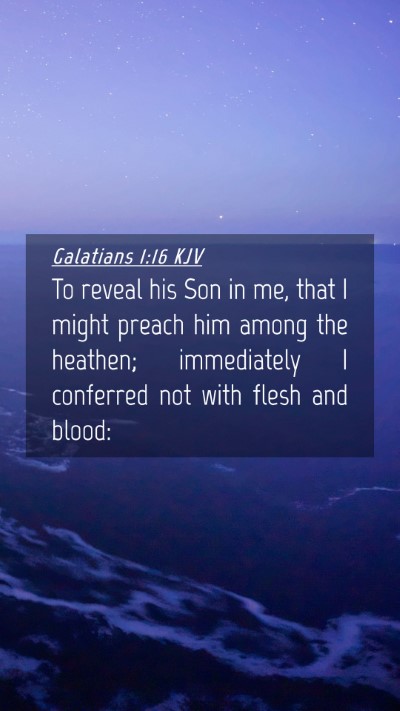 Picture 04 - Galatians 1:16 KJV Mobile Phone Wallpaper - To reveal his Son in me, that I might preach him - Mobile Bible Verse Wallpaper