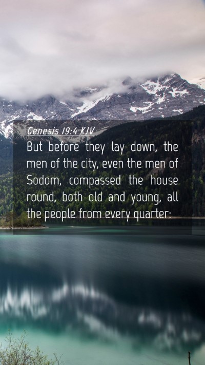Picture 04 - Genesis 19:4 KJV Mobile Phone Wallpaper - But before they lay down, the men of the city, - Mobile Bible Verse Wallpaper