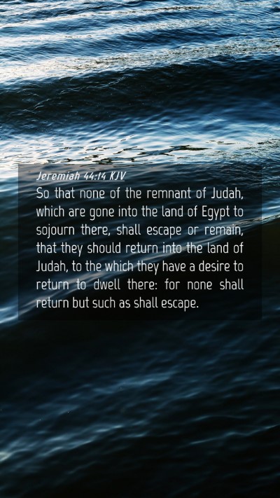Picture 04 - Jeremiah 44:14 KJV Mobile Phone Wallpaper - So that none of the remnant of Judah, which are - Mobile Bible Verse Wallpaper