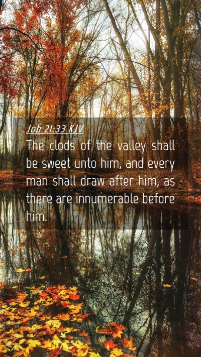 Picture 04 - Job 21:33 KJV Mobile Phone Wallpaper - The clods of the valley shall be sweet unto him, - Mobile Bible Verse Wallpaper