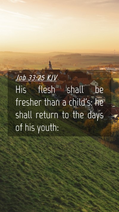 Picture 04 - Job 33:25 KJV Mobile Phone Wallpaper - His flesh shall be fresher than a child's: he - Mobile Bible Verse Wallpaper