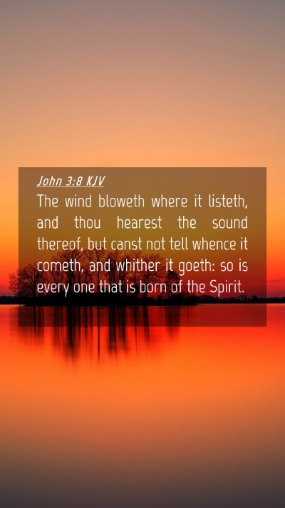 Picture 04 - John 3:8 KJV Mobile Phone Wallpaper - The wind bloweth where it listeth, and thou - Mobile Bible Verse Wallpaper