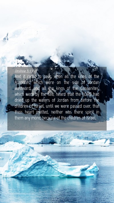 Picture 04 - Joshua 5:1 KJV Mobile Phone Wallpaper - And it came to pass, when all the kings of the - Mobile Bible Verse Wallpaper
