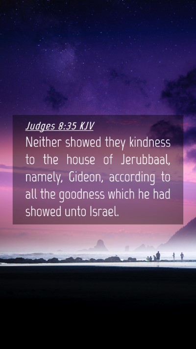 Picture 04 - Judges 8:35 KJV Mobile Phone Wallpaper - Neither showed they kindness to the house of - Mobile Bible Verse Wallpaper