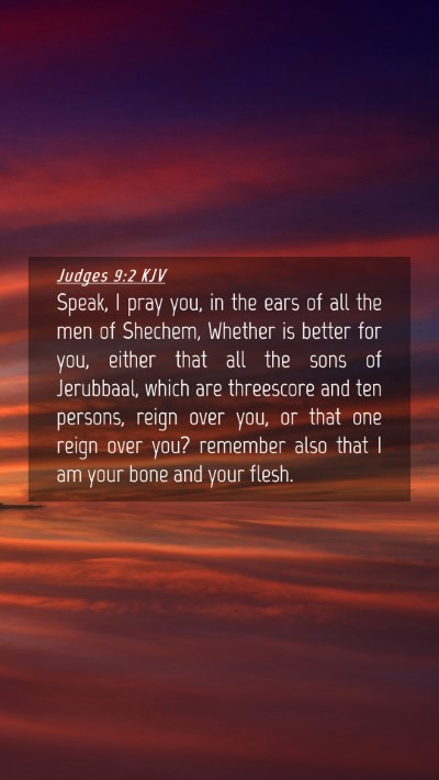 Picture 04 - Judges 9:2 KJV Mobile Phone Wallpaper - Speak, I pray you, in the ears of all the men of - Mobile Bible Verse Wallpaper
