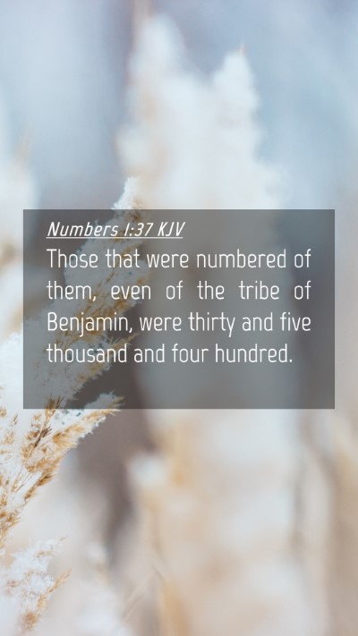 Picture 04 - Numbers 1:37 KJV Mobile Phone Wallpaper - Those that were numbered of them, even of the - Mobile Bible Verse Wallpaper