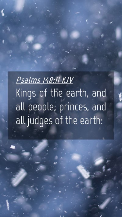 Picture 04 - Psalms 148:11 KJV Mobile Phone Wallpaper - Kings of the earth, and all people; princes, and - Mobile Bible Verse Wallpaper