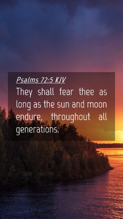Picture 04 - Psalms 72:5 KJV Mobile Phone Wallpaper - They shall fear thee as long as the sun and moon - Mobile Bible Verse Wallpaper