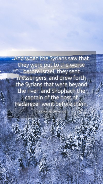 Picture 05 - 1 Chronicles 19:16 KJV Mobile Phone Wallpaper - And when the Syrians saw that they were put to - Mobile Bible Verse Wallpaper