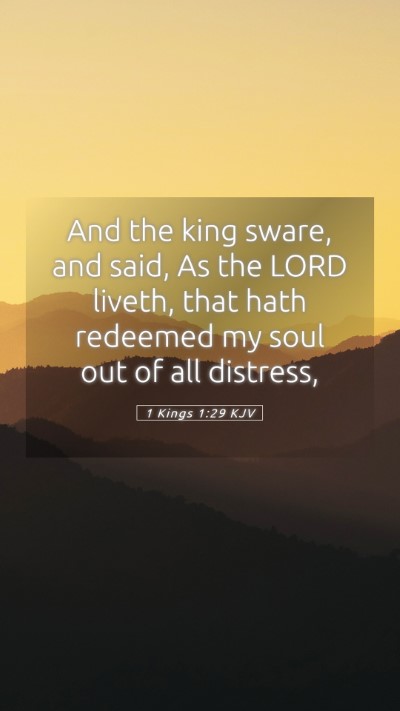 Picture 05 - 1 Kings 1:29 KJV Mobile Phone Wallpaper - And the king sware, and said, As the LORD liveth, - Mobile Bible Verse Wallpaper