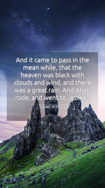 Picture 05 - 1 Kings 18:45 KJV Mobile Phone Wallpaper - And it came to pass in the mean while, that the - Mobile Bible Verse Wallpaper