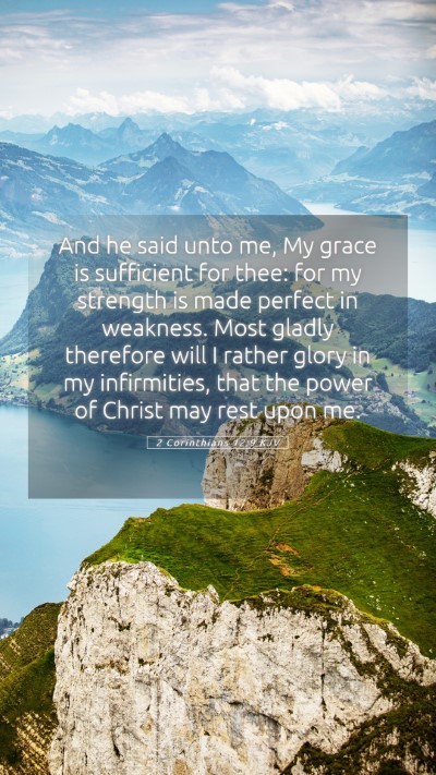 Picture 05 - 2 Corinthians 12:9 KJV Mobile Phone Wallpaper - And he said unto me, My grace is sufficient for - Mobile Bible Verse Wallpaper