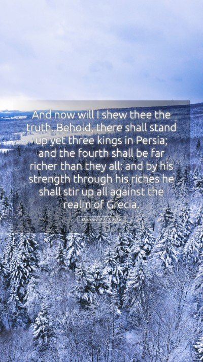 Picture 05 - Daniel 11:2 KJV Mobile Phone Wallpaper - And now will I shew thee the truth. Behold, there - Mobile Bible Verse Wallpaper