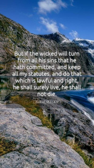 Picture 05 - Ezekiel 18:21 KJV Mobile Phone Wallpaper - But if the wicked will turn from all his sins - Mobile Bible Verse Wallpaper