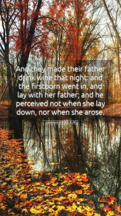 Picture 05 - Genesis 19:33 KJV Mobile Phone Wallpaper - And they made their father drink wine that night: - Mobile Bible Verse Wallpaper