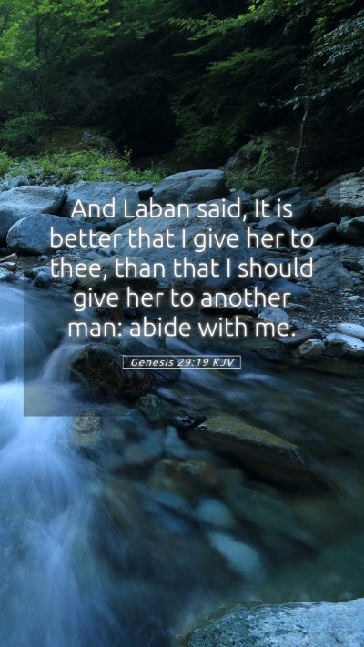 Picture 05 - Genesis 29:19 KJV Mobile Phone Wallpaper - And Laban said, It is better that I give her to - Mobile Bible Verse Wallpaper