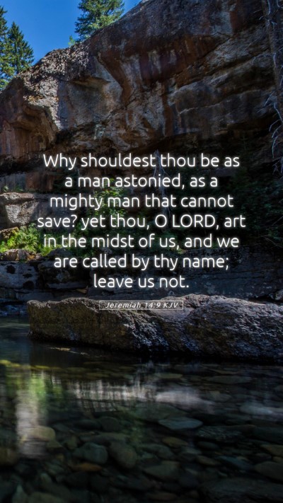 Picture 05 - Jeremiah 14:9 KJV Mobile Phone Wallpaper - Why shouldest thou be as a man astonied, as a - Mobile Bible Verse Wallpaper