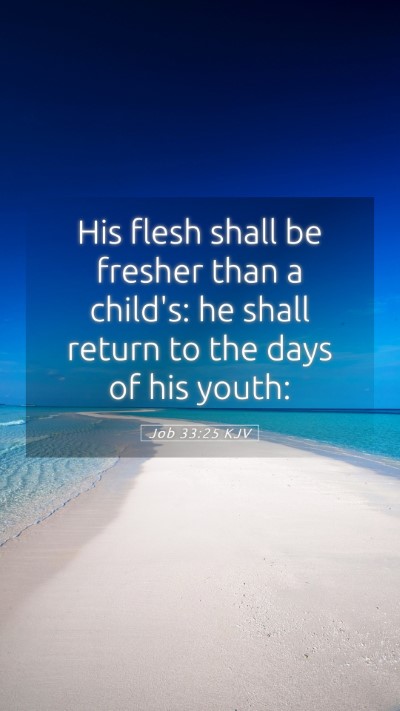 Picture 05 - Job 33:25 KJV Mobile Phone Wallpaper - His flesh shall be fresher than a child's: he - Mobile Bible Verse Wallpaper