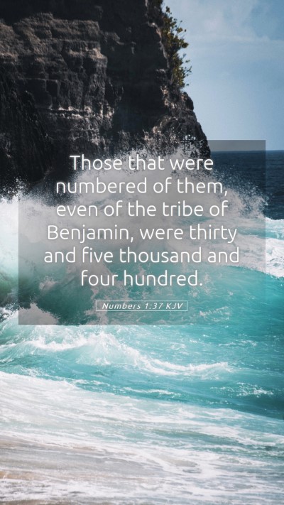 Picture 05 - Numbers 1:37 KJV Mobile Phone Wallpaper - Those that were numbered of them, even of the - Mobile Bible Verse Wallpaper