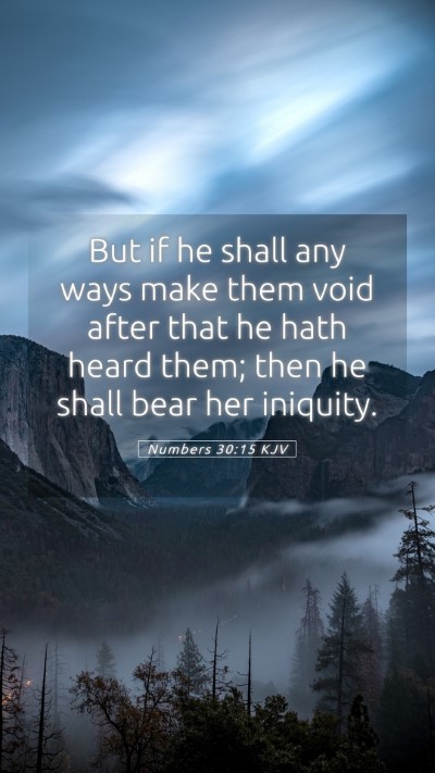 Picture 05 - Numbers 30:15 KJV Mobile Phone Wallpaper - But if he shall any ways make them void after - Mobile Bible Verse Wallpaper