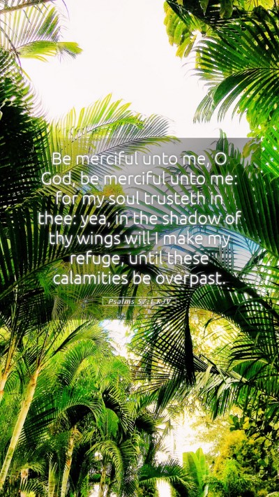 Picture 05 - Psalms 57:1 KJV Mobile Phone Wallpaper - Be merciful unto me, O God, be merciful unto me: - Mobile Bible Verse Wallpaper