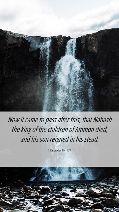 Picture 06 - 1 Chronicles 19:1 KJV Mobile Phone Wallpaper - Now it came to pass after this, that Nahash the - Mobile Bible Verse Wallpaper