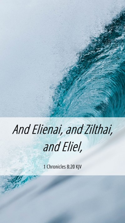 Picture 06 - 1 Chronicles 8:20 KJV Mobile Phone Wallpaper - And Elienai, and Zilthai, and - Mobile Bible Verse Wallpaper