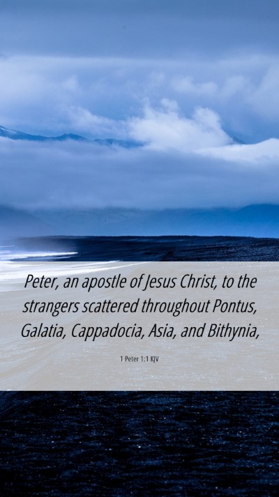 Picture 06 - 1 Peter 1:1 KJV Mobile Phone Wallpaper - Peter, an apostle of Jesus Christ, to the - Mobile Bible Verse Wallpaper