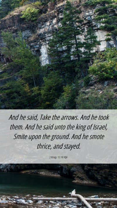 Picture 06 - 2 Kings 13:18 KJV Mobile Phone Wallpaper - And he said, Take the arrows. And he took them. - Mobile Bible Verse Wallpaper