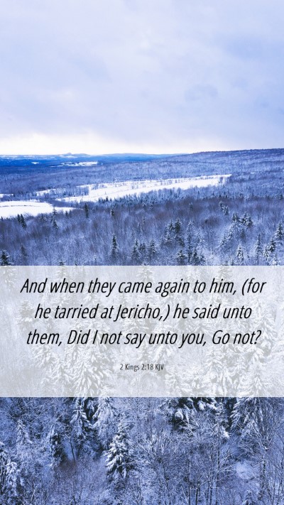 Picture 06 - 2 Kings 2:18 KJV Mobile Phone Wallpaper - And when they came again to him, (for he tarried - Mobile Bible Verse Wallpaper