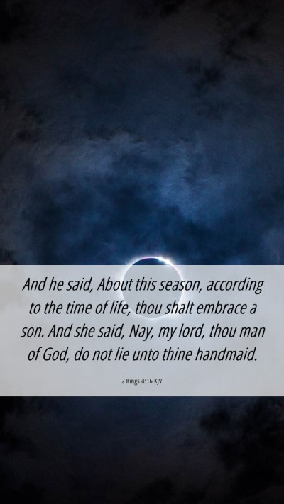 Picture 06 - 2 Kings 4:16 KJV Mobile Phone Wallpaper - And he said, About this season, according to the - Mobile Bible Verse Wallpaper