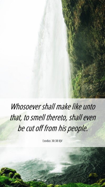 Picture 06 - Exodus 30:38 KJV Mobile Phone Wallpaper - Whosoever shall make like unto that, to smell - Mobile Bible Verse Wallpaper