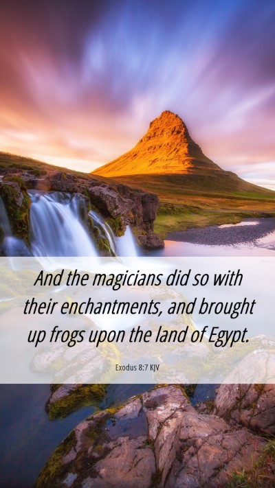 Picture 06 - Exodus 8:7 KJV Mobile Phone Wallpaper - And the magicians did so with their enchantments, - Mobile Bible Verse Wallpaper