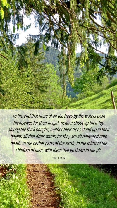 Picture 06 - Ezekiel 31:14 KJV Mobile Phone Wallpaper - To the end that none of all the trees by the - Mobile Bible Verse Wallpaper
