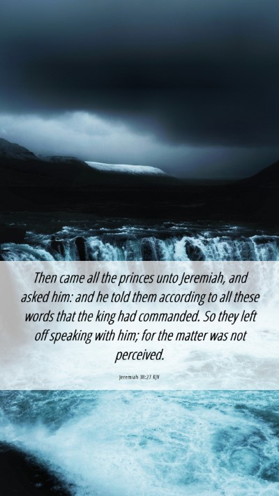 Picture 06 - Jeremiah 38:27 KJV Mobile Phone Wallpaper - Then came all the princes unto Jeremiah, and - Mobile Bible Verse Wallpaper