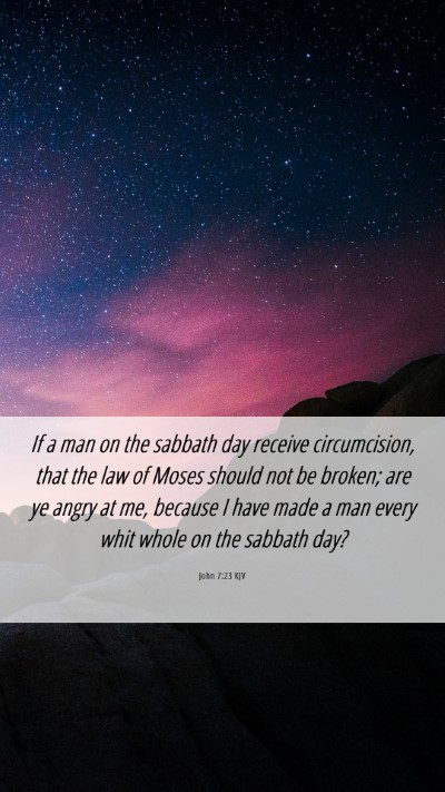 Picture 06 - John 7:23 KJV Mobile Phone Wallpaper - If a man on the sabbath day receive circumcision, - Mobile Bible Verse Wallpaper