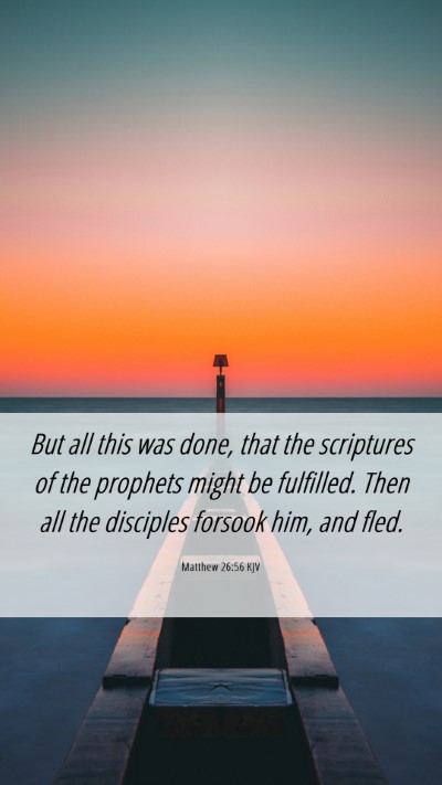 Picture 06 - Matthew 26:56 KJV Mobile Phone Wallpaper - But all this was done, that the scriptures of the - Mobile Bible Verse Wallpaper