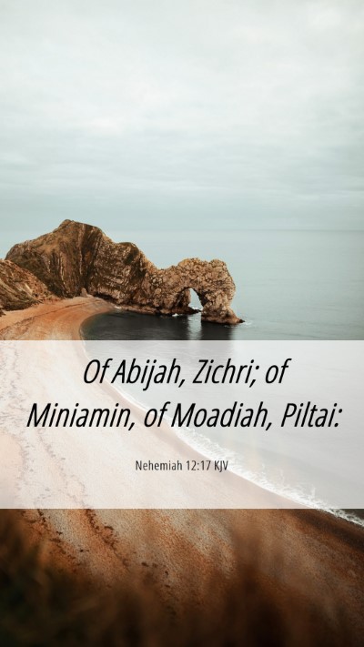 Picture 06 - Nehemiah 12:17 KJV Mobile Phone Wallpaper - Of Abijah, Zichri; of Miniamin, of Moadiah, - Mobile Bible Verse Wallpaper