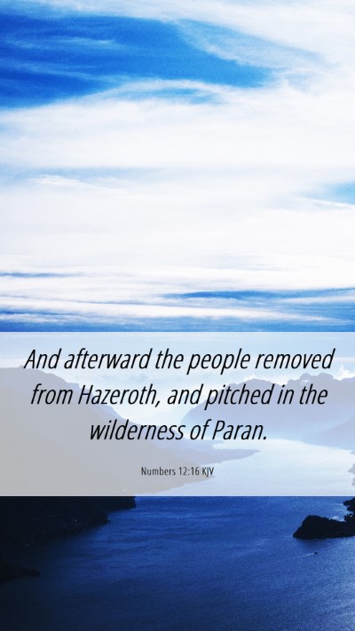Picture 06 - Numbers 12:16 KJV Mobile Phone Wallpaper - And afterward the people removed from Hazeroth, - Mobile Bible Verse Wallpaper
