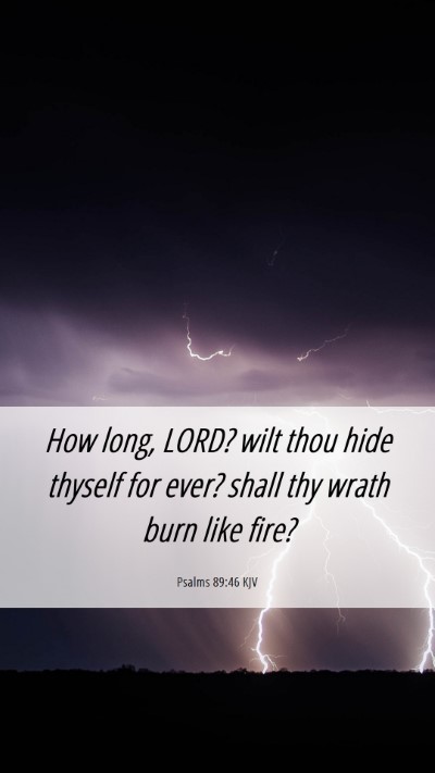 Picture 06 - Psalms 89:46 KJV Mobile Phone Wallpaper - How long, LORD? wilt thou hide thyself for ever? - Mobile Bible Verse Wallpaper