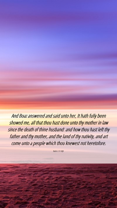 Picture 06 - Ruth 2:11 KJV Mobile Phone Wallpaper - And Boaz answered and said unto her, It hath - Mobile Bible Verse Wallpaper