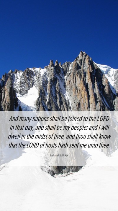 Picture 06 - Zechariah 2:11 KJV Mobile Phone Wallpaper - And many nations shall be joined to the LORD in - Mobile Bible Verse Wallpaper